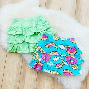 Spotted zebra bundle of girls skirts, size 6